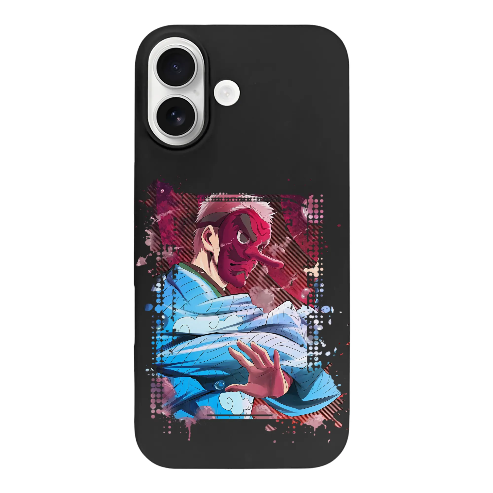 鬼滅の刃 グッズ,鱗滝 左近次 - iPhone 17 シリーズ シリコンケース 薄型 耐衝撃 指紋防止 ソフトタッチカバー 精密フィット 傷防止 保護ケース iPhone 17/17 Air/17 Pro/17 Pro Max 対応